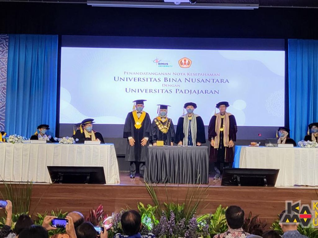 Unpad Bareng Binus Bakal Punya S2 Joint Degree, Begini Kata Para Rektor