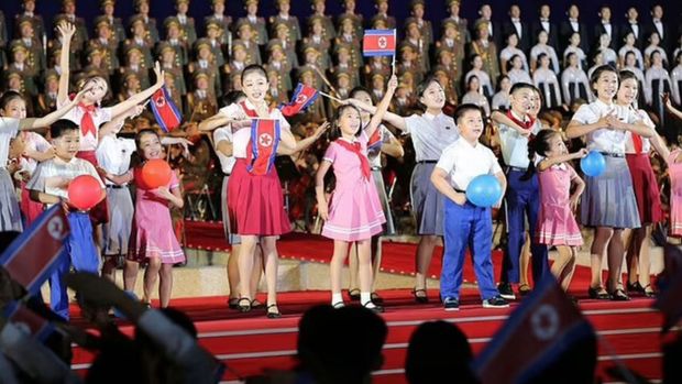 Viral penampilan gadis yang diduga anak Kim Jong Un