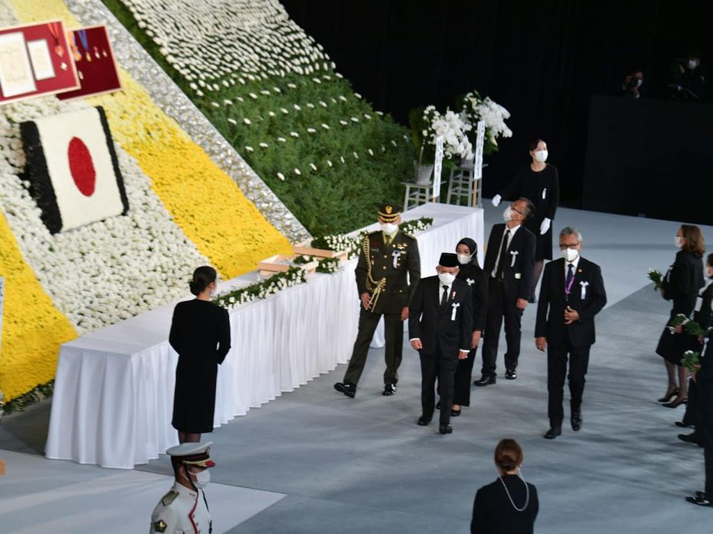 Maruf Amin Hadiri Prosesi Pemakaman Kenegaraan Eks PM Jepang Shinzo Abe