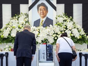 Jepang Gelar Pemakaman Kenegaraan Shinzo Abe Hari Ini