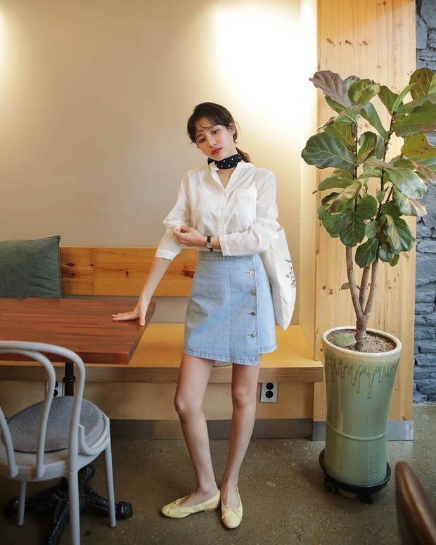 Button up skirt