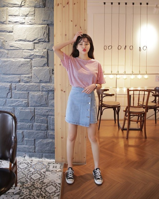 Button up skirt