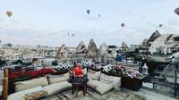 Momen Cathrine Wilson saat Ngeteh di Cappadocia hingga Italia