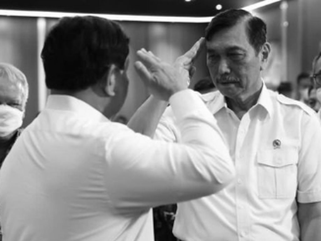 Salam Hormat Prabowo ke Luhut yang Ultah ke-75 Hari Ini