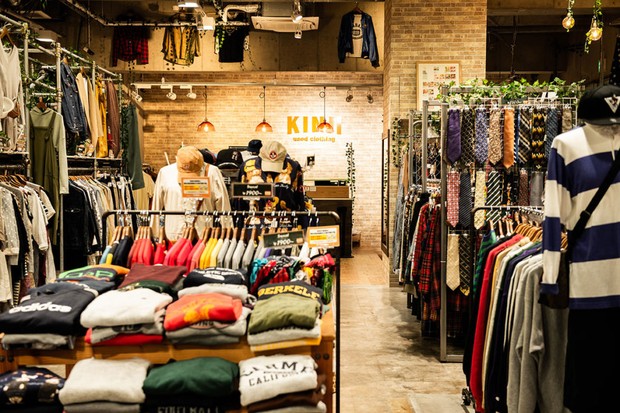 Kinji Used Clothing/Foto : kinji.jp Salah satu outlet Kinji di Tokyo