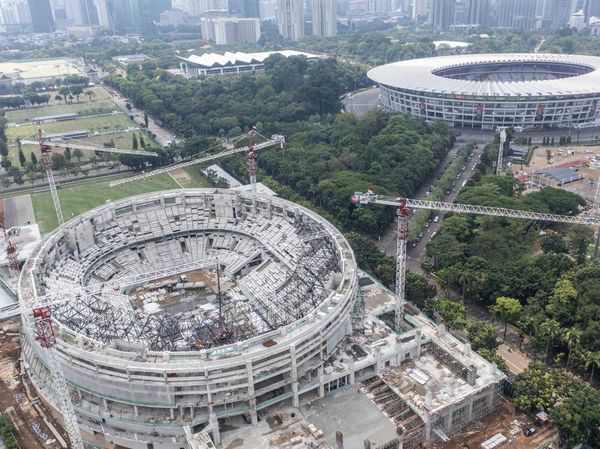 Megahnya Stadion Piala Dunia Bola Basket di GBK