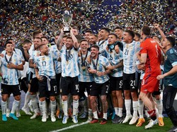 Dalam periode tersebut, Tim Tango juga mampu raih dua gelar juara yakni Copa America dan Finalissima (Getty Images)