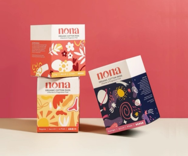 Nona Organic Cotton Pads/Foto: Instagram/nonawoman pembalut organik sekali pakai