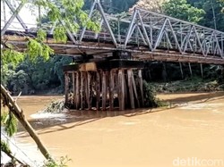 Spot Favorit Euis, Buaya yang Sapa Relawan Banjir Cikaso Sukabumi