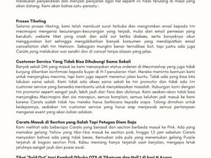 Isi Surat Terbuka Fans SEVENTEEN untuk Promotor Konser Mecimapro Isi Surat Terbuka Fans SEVENTEEN untuk Promotor Konser Mecimapro