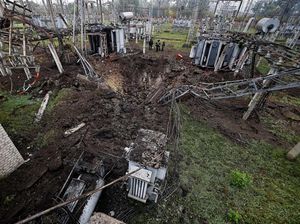 Foto-foto Ini Tunjukkan Fasilitas Listrik Ukraina Hancur Lebur Dirudal Rusia