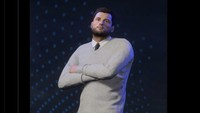 Ini wujud Mikel Arteta di FIFA 23. Selain wajahnya tidak mirip, gaya busananya pun dianggap lebih mirip Pep Guardiola. Jadinya dibilang Mikel Guardiola deh! Foto: dok. Twitter