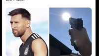 Demi Messi, De Paul diolok-olok siap menembak matahari! Foto: dok. Twitter