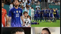 Meme-meme Messi vs Ronaldo dan para bodyguard mereka ini muncul usai Katia Aveiro, kakak CR7, membela sang adik dari kritikan. Foto: dok. Twitter