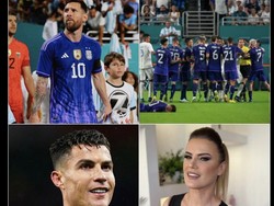 Meme-meme Messi vs Ronaldo dan para bodyguard mereka ini muncul usai Katia Aveiro, kakak CR7, membela sang adik dari kritikan. Foto: dok. Twitter