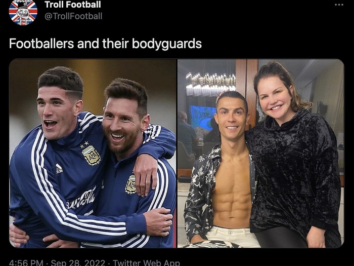 Ronaldo, Messi, Bodyguard