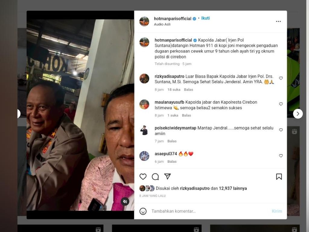 Hotman Paris dan Kapolda Jabar Bahas Polisi Perkosa Anak Tiri Hotman Paris dan Kapolda Jabar Bahas Polisi Perkosa Anak Tiri