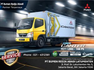 Desain Baru! Mitsubishi Fuso Canter Kini Makin Tangguh dan Praktis