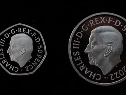 Penampakan Perdana Uang Koin Bergambar Raja Charles