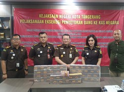 Kejari Tangerang Setor Rp 2,5 M dari Terpidana Kasus Korupsi-Pajak