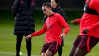 Manajer Liverpool Jürgen Klopp sampai-sampai berkelakar mengira Darwin Nunez menyusut usai balik ke klub dari jeda internasional! Foto: Liverpool FC via Getty Images/Andrew Powell