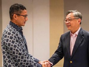 Sandiaga Bahas Potensi Wisata Cruise dengan Mendag Singapura
