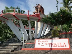 Melihat Jejak Operasi Militer 1968 di Monumen Trisula Blitar