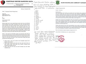 Dukung Kebijakan Tarif Naik, 1.660 Komunitas Driver Gojek Surati Kemenhub