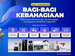 Promo Panasonic Bagi-Bagi Kebahagiaan Hadirkan Cashback 50%