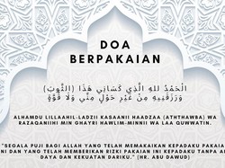 Bacaan Doa Berpakaian Saat Mengenakan Baju Baru