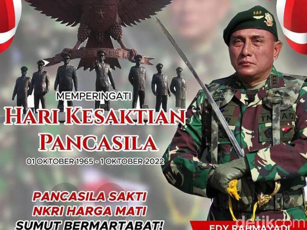 Hari Kesaktian Pancasila, Gubsu Unggah Foto Berseragam TNI