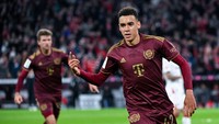 Jamal Musiala (Bayern Munich) menempati peringkat 10 dengan nilai valuasi sebesar 80 juta Euro. Foto: dpa/picture alliance via Getty I/picture alliance