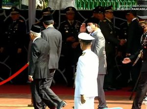 Gerak Cepat Prabowo Hampiri Jokowi di Monumen Pancasila Sakti, Bahas Apa?
