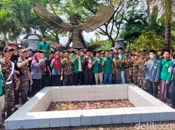 Ansor Banyuwangi Gelar Upacara Kesaktian Pancasila di Monumen Lubang Buaya