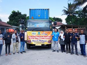 Top! 2.600 Bal Sale Pisang Garut Diekspor Perdana ke Malaysia