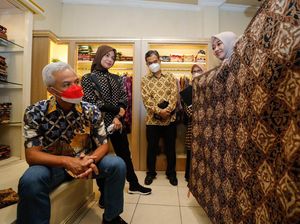 Ganjar Terkesan Kampung Batik Kauman: Tak Hanya Beli, tapi Bisa Belajar