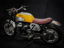 Modifikasi Moto Guzzi New V7 Stone, Usung Konsep Scrambler yang Agresif