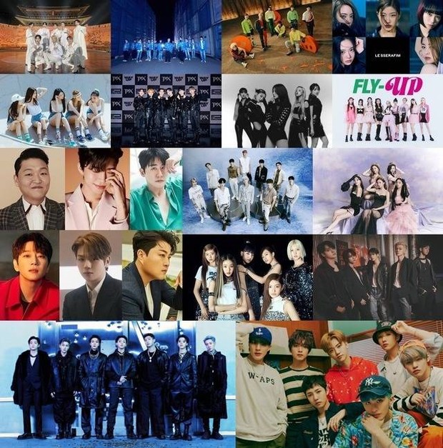 Potret line-up pengisi acara The Fact Music Awards 2022