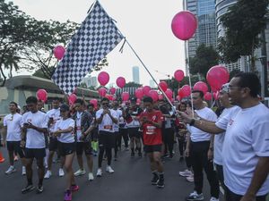 Ratusan Jurnalis Adu Cepat di CFD Jakarta demi Ikut Maraton Labuan Bajo