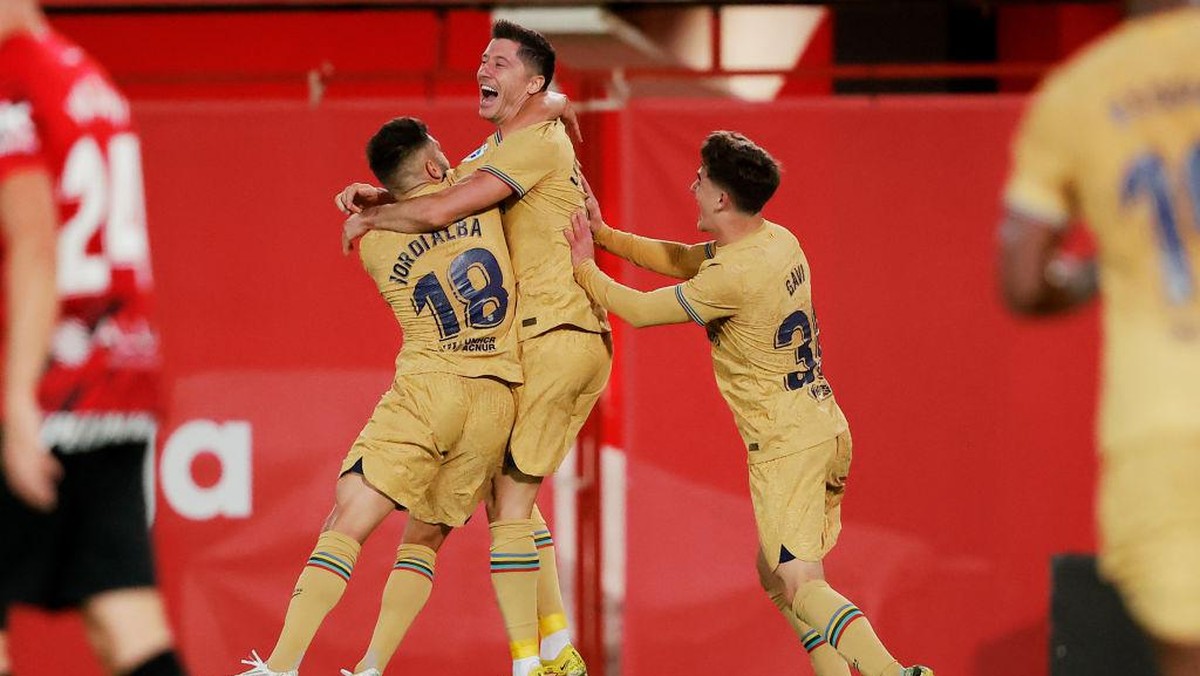 Barcelona kalahkan Real Mallorca 1-0 (Getty Images/Soccrates Images)
