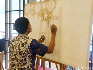 Serunya Ngebatik Pakai Kopi, Cara Baru Hilangkan Stres