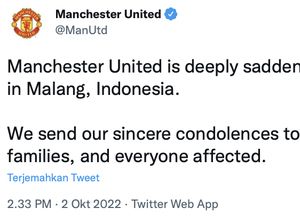 Duka Cita Klub Eropa di Linimasa dari MU, Liverpool, hingga PSG untuk Tragedi Kanjuruhan