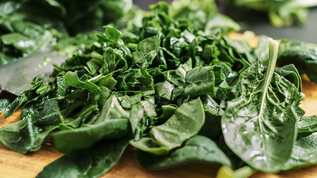 Bayam yang kaya antioksidan dan bagus untuk kesehatan.