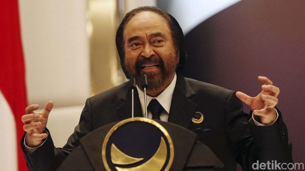 Beragam Ekspresi Surya Paloh saat Umumkan Anies Jadi Capres NasDem