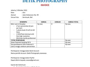 Contoh Invoice Pembayaran serta Jenis dan Cara Membuatnya