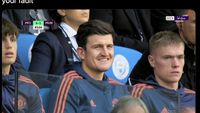 Meme Derby Manchester: MU Dilumat City, Harry Maguire Nyengir