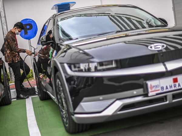 Penampakan Mobil Listrik buat Delegasi DPR Negara G20