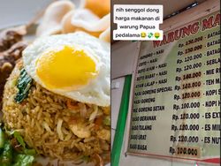 Buset! Harga Nasi Goreng di Papua Rp 120.000 per Porsi