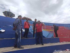 Komdis PSSI Sisir Stadion Kanjuruhan-Investigasi Laga Arema FC Vs Persebaya