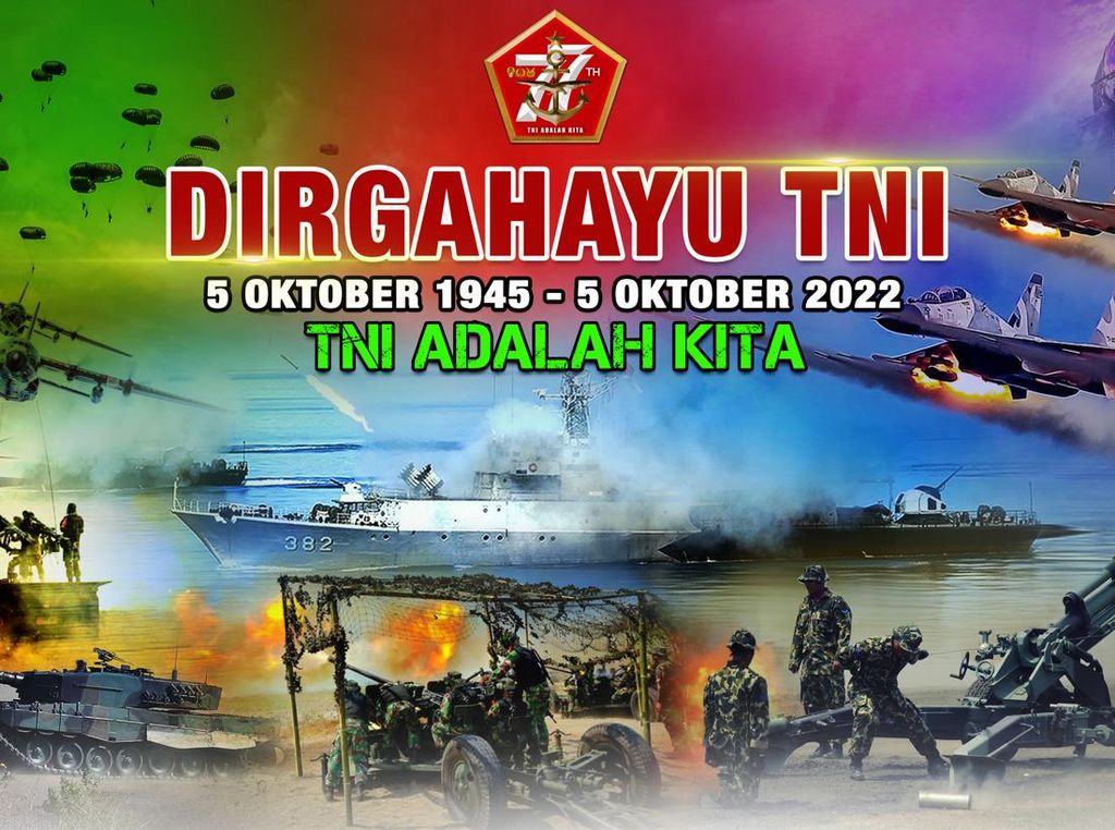 Logo HUT TNI 2022: Visualisasi dan Link Download